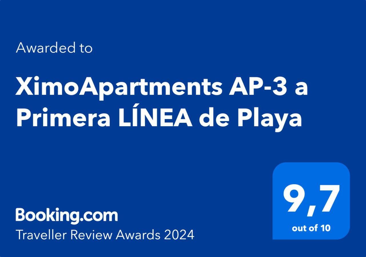 Ap-3 Ximoapartments A Primera Linea Playa & Chimenea Олива Екстериор снимка